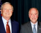 James F. Albaugh, Executive Vice President of The Boeing Company and President and CEO of Boeing Commercial Airplanes, Greg Wolf, Dave Harbour, World Trade Center, Boeing, Alaska